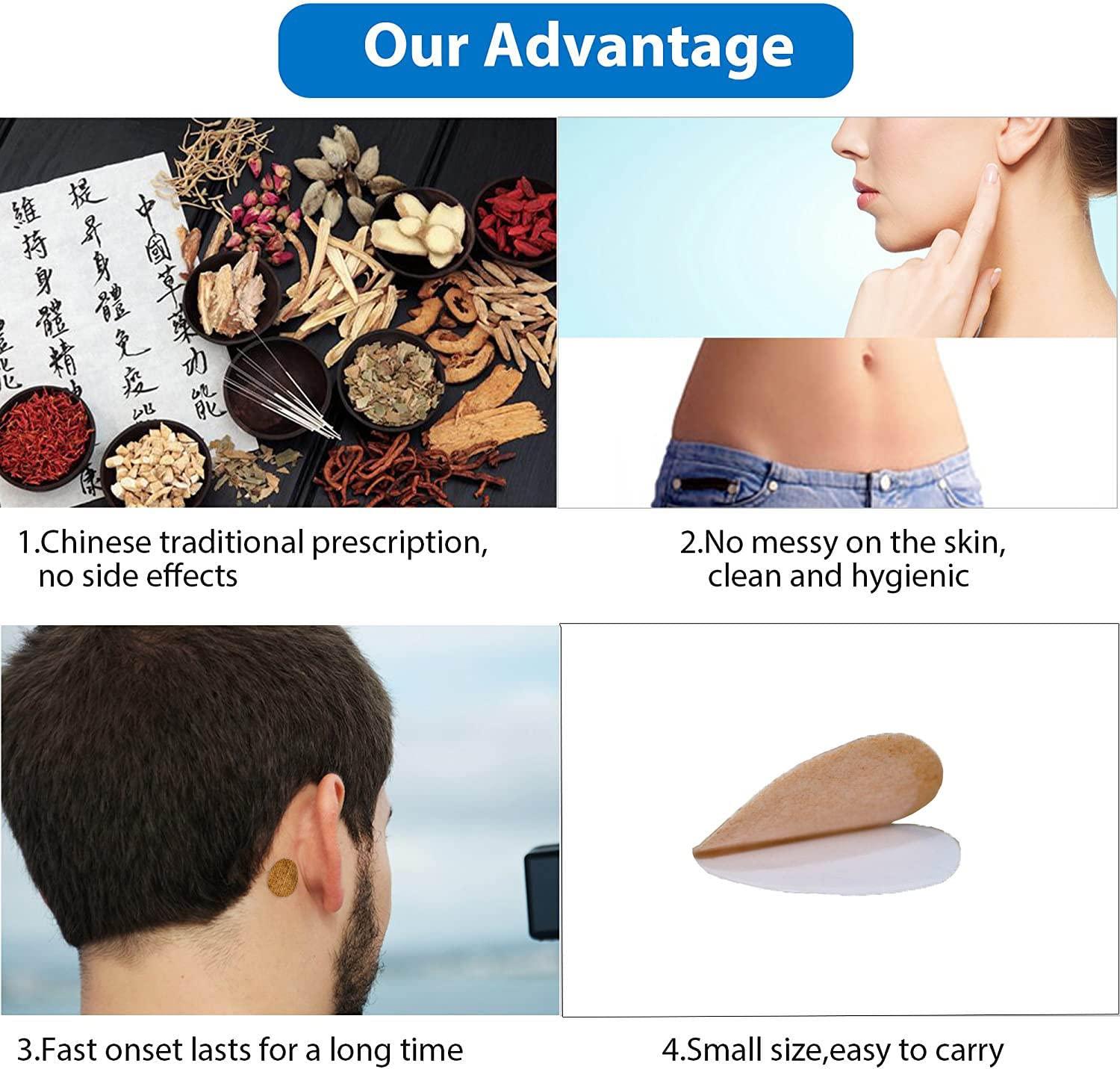 Patcheal Patcheal Motion Sickness Patch,Relieves Car Travel sickness Prevents Nausea, Dizziness and Vomiting, All Natural, No side effects - Pack of 10 Patches