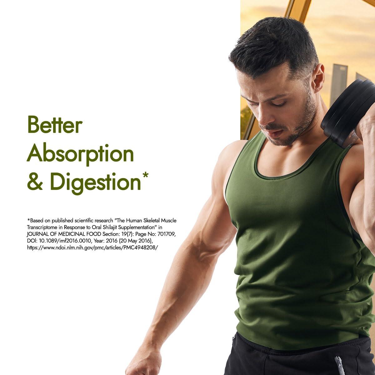 Kapiva Kapiva Testofuel Shilajit Whey Protein| 25g Protein | 250mg Shilajit | 5.5g BCAA | Cookies & Cream | Faster Absorption | Digezyme blend | WADA Compliant | 1Kg/ 2.2lb