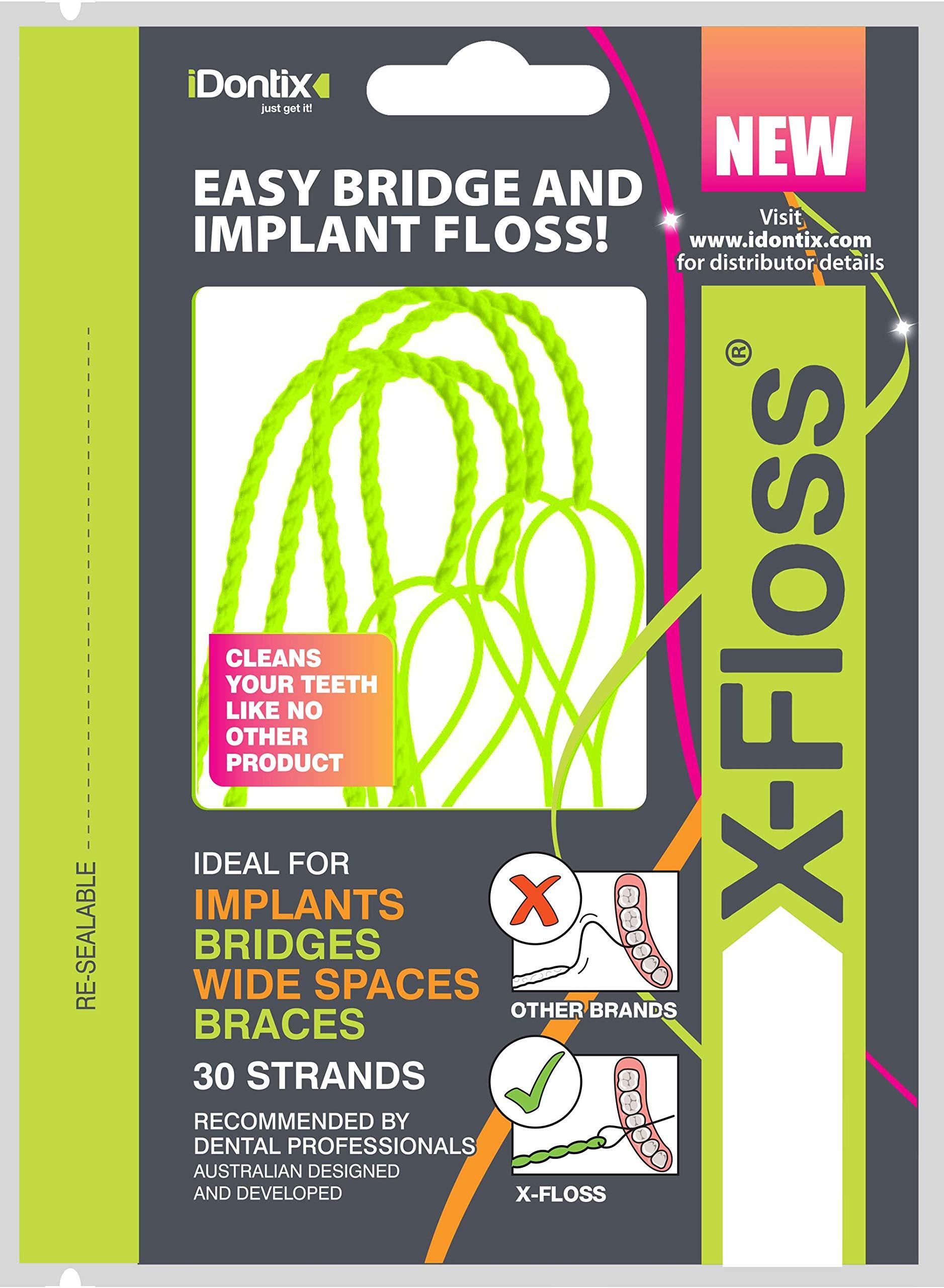iDontix Idontix X-Floss 30 Strands Easy Bridge And Implant Floss by Idontix