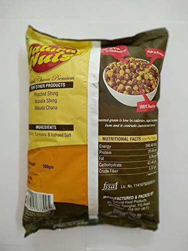 Natural Nuts Natural Nuts Roasted Chana Premium 500 Grams
