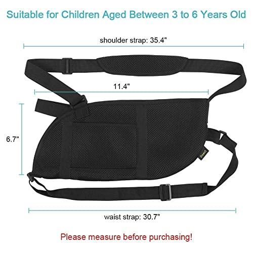 HEALTHCAFE HEALTHCAFE I Arm Sling for Kids,Arm Sling with Waist Strap, Padded Children Arm Support Sling Shoulder Immobilizer for Broken Elbow, Wrist, Arm, Shoulder Injury,Left or Right Arm {Universal Size}