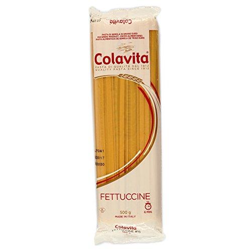 COLAVITA Colavita Fettucine Italian Pasta 500g | Imported from Italy Healthy l Best for Kids | Unique Shape