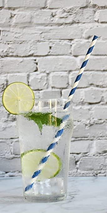 VARADAA Varadaa 12 Inch Extra Long Paper Straws 6mm Wide, for Big Cups Tumblers, Tall Drinks, Smoothies, Shakes - (A Pack of 500)