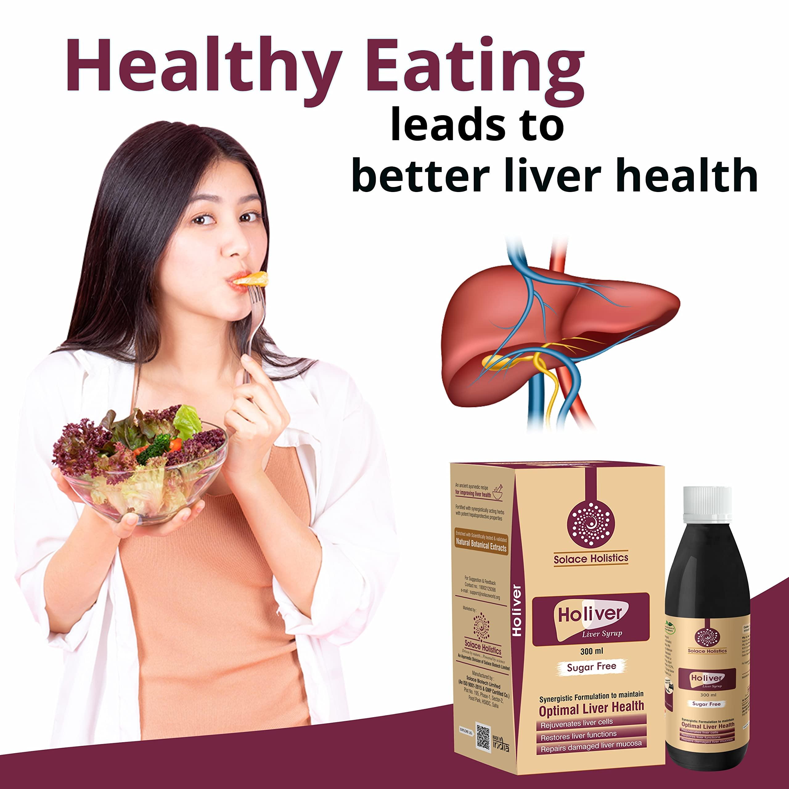 Solace Holistics Solace Holistics Holiver Suger Free Liver Syrup 300ml Pack of 1