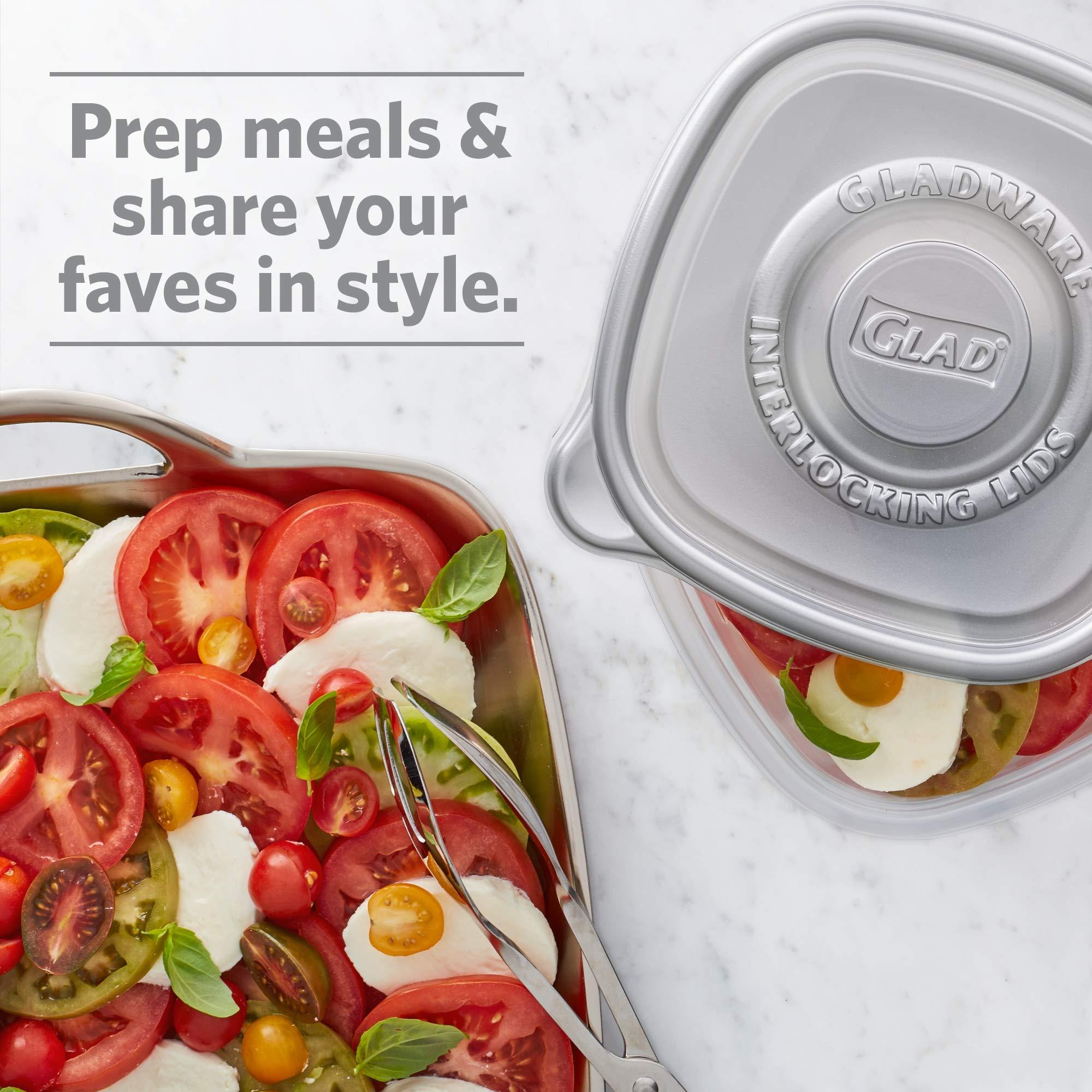 Glad GladWare Mini Round - 8 ct (Metallic Grey, 1)