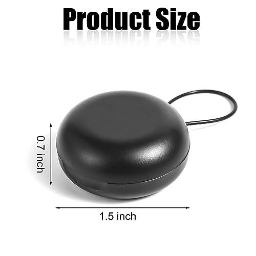 BOXOB Ear Plug Carrying Cases, Potable Mini Storage Case, Ear Plug Organizer Ear Plug Case Small Storage Case for Travel (Black)