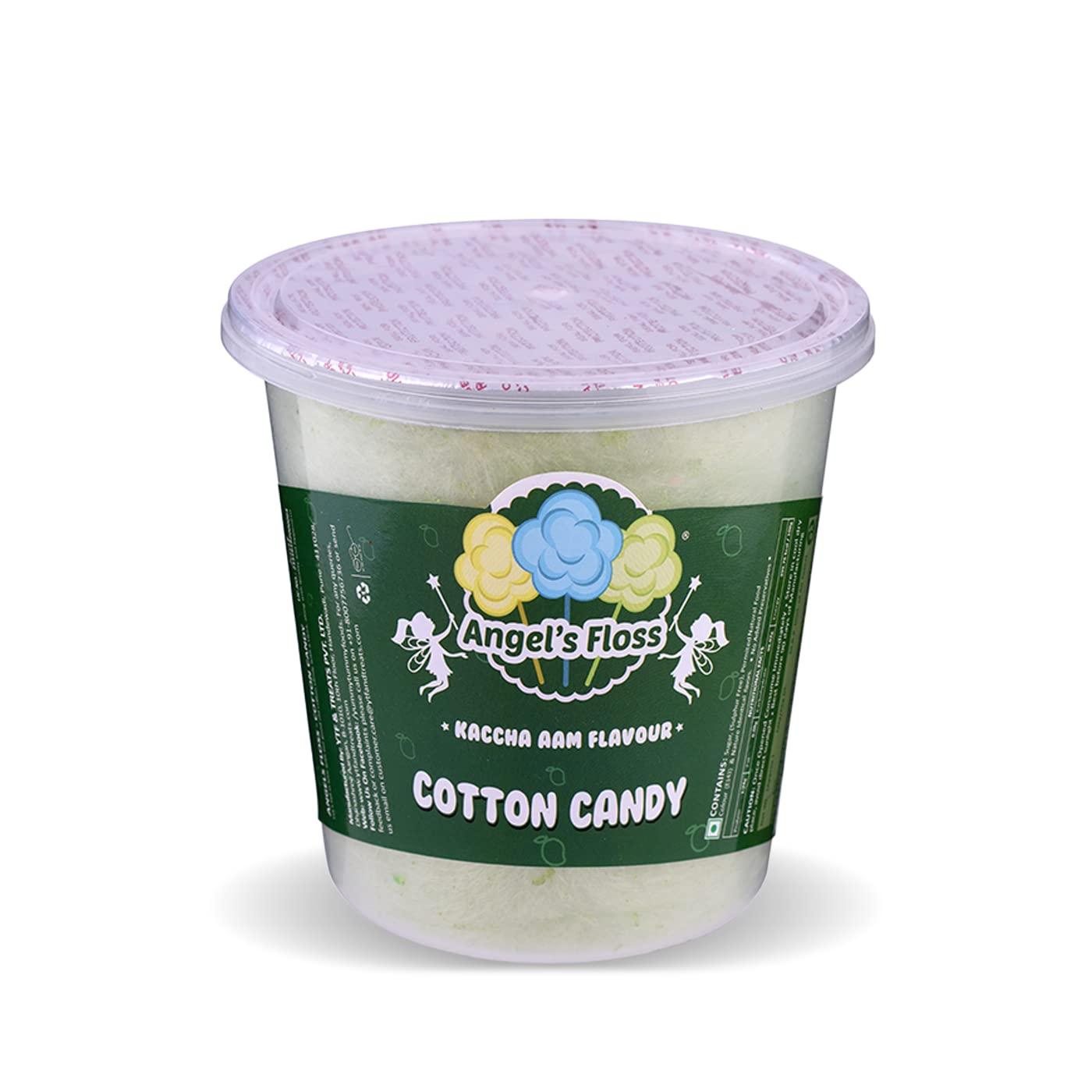 Angels Floss Angels Floss Cotton Candy's/Candy Floss/Buddhi Ke Baal (Kaccha Aam, Pack of 4 Units)