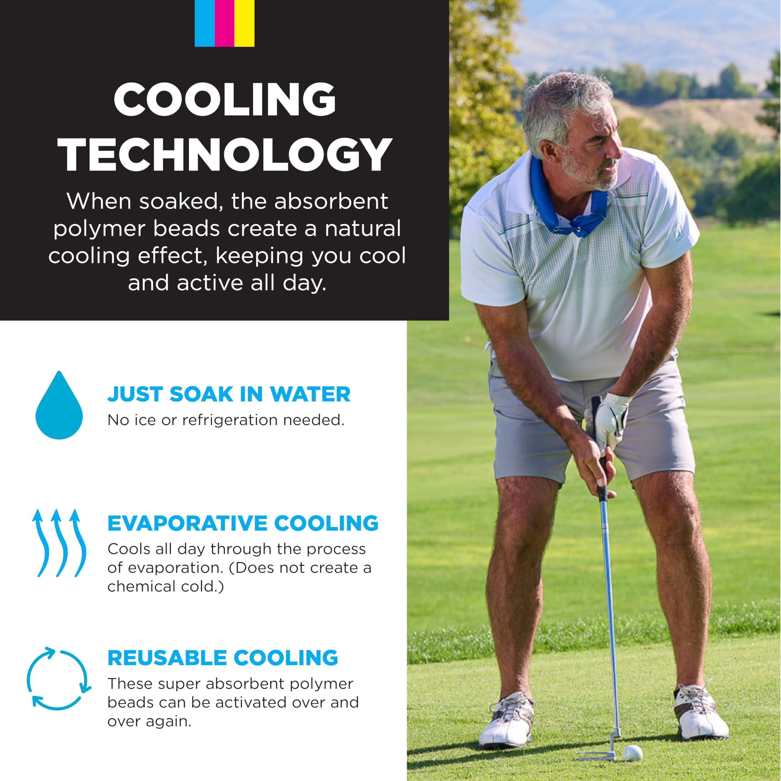 KOOLGATOR KOOLGATOR Cooling Neck Wrap - Water Drops Design