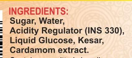 Omkar Products Omkar Products Kesar Elaichi Syrup (200 ml) (Pack of 2)