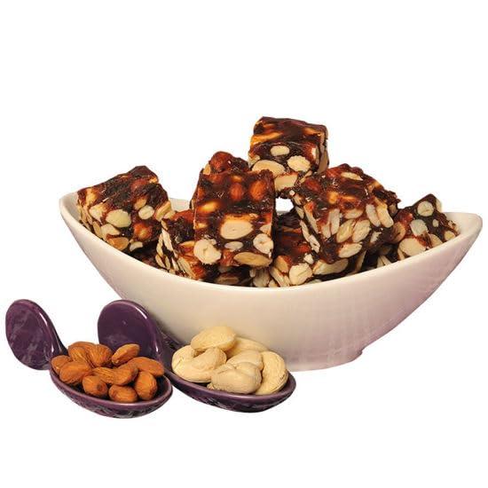 Generic Khajur Dry Fruit Chikki | Dates Chikki | Khajur Pak Mithai | Khajoor Dry Fruits Barfi 500 gm