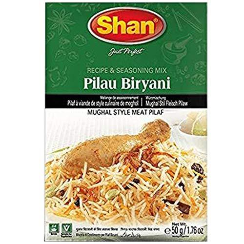 Shans Shans Pilau Biryani Masala 50G EACH (400G Pack of 8 Pieces)