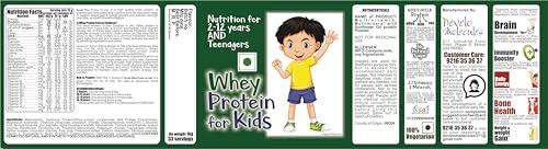 DEVELO Develo Whey Protein Powder for Little Kids (2-12 years) & Teenager Children, Boys & Girls - 1kg kesar Badam Flavour