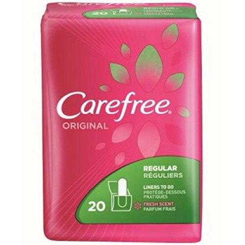 Carefree Carefree Original Pantiliners To Go Regular Fresh Scent 20 CT (PACK OF 2)