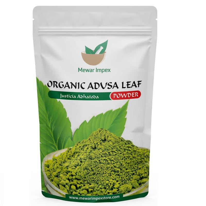 Mewar Impex Mewar Impex Adusa Leaf Powder 400 gm | Aadathodai | Vasa Pure Leaves |Vasaka | Adhatoda Vasica | Adalodakam Leaves Herbal Powder