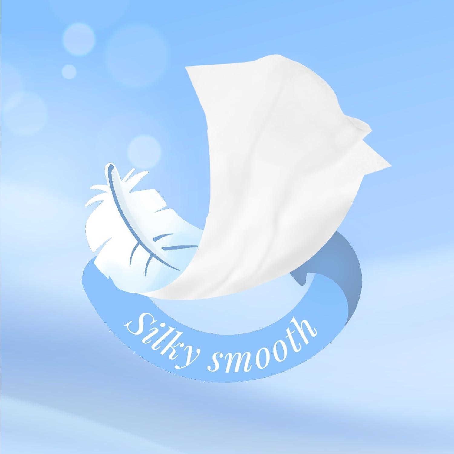 E-VAH E-Vah UltraSoft Facial Tissues - Hypoallergenic 2-Ply Tissue Paper 100 Sheets Each) Pack of 4, Gentle on Skin, Extra Soft, Absorbent, Ideal for Sensitive Skin and Gentle Care