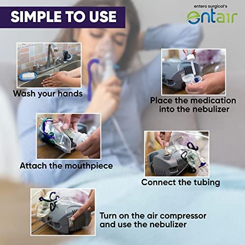 entair Entair Medicine Chamber Nebulizer Kit Mask With Air Tube (Mouthpiece, Air tube & Medicine Chamber) For Adult