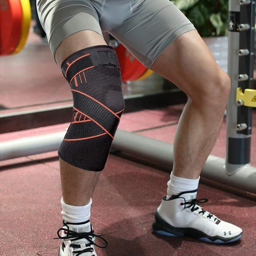 Decdeal Decdeal Knee Support Professional Protectives Sports Knee Pad Outdoor Running Knee Pads Green XL