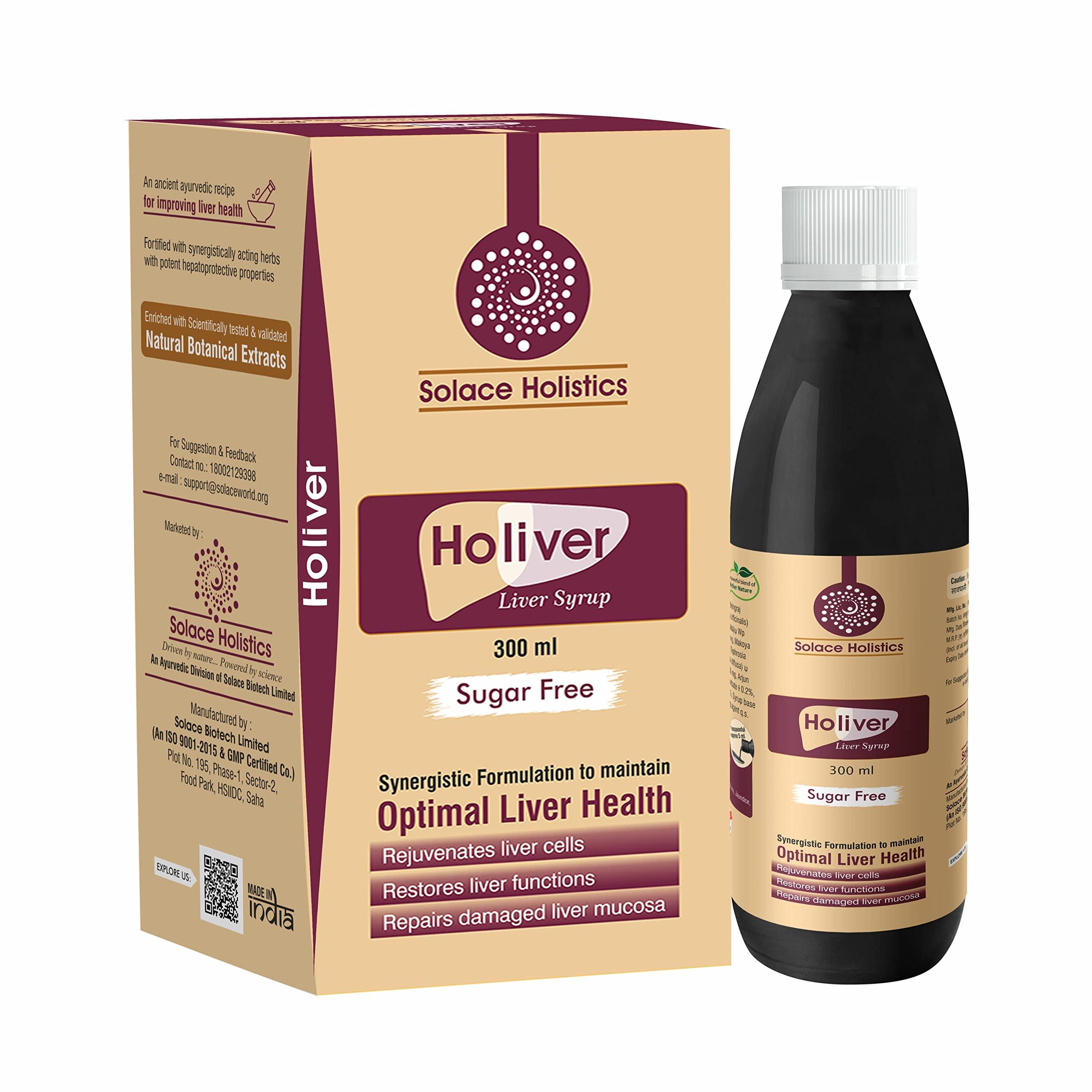 Solace Holistics Solace Holistics Holiver Suger Free Liver Syrup 300ml Pack of 1