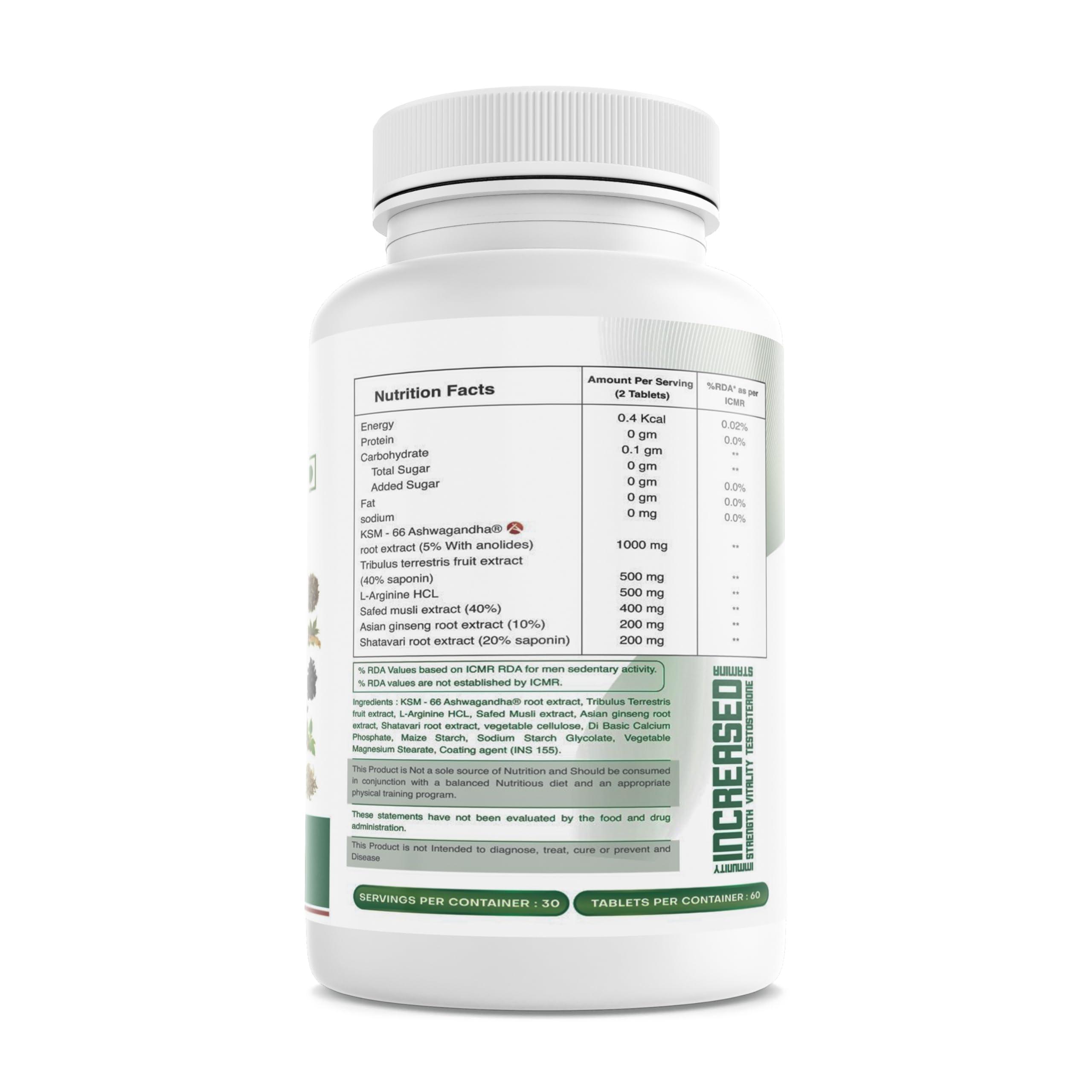 unbeaten nutrition God of herbs, Unbeaten Nutrition\'s Herbal Energy Boost(Tablets for Vitality and Strength)