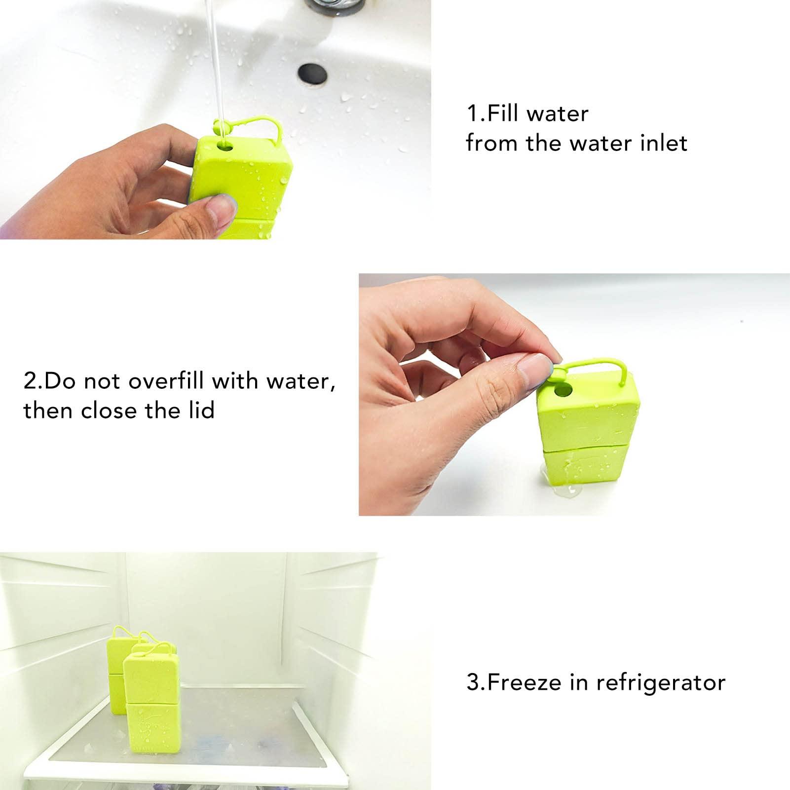 FAYY Face Massage Ice Cube Roller, Calm Skin Ice Ball Face Massager for Sensory Stimulation (Fluorescent Yellow)