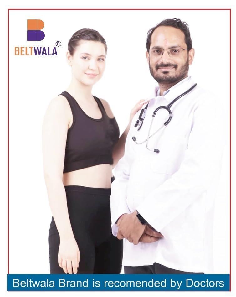 BELTWALA BELTWALA  Pelvic Traction Kit with Weight Bag, align fractures of the spine, to provide traction to the lumbar & pelvic region, Back support (Small)