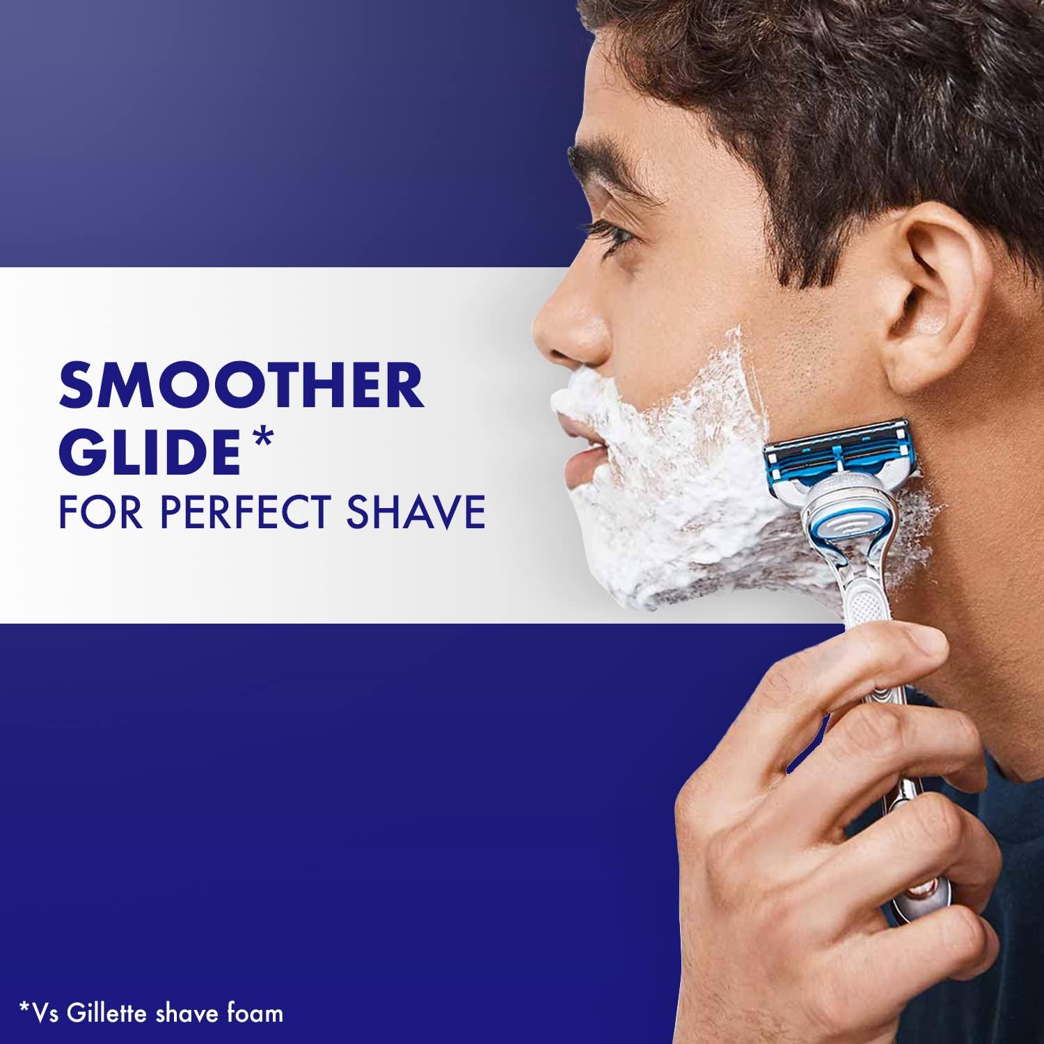 Gillette GILLETTE SHAVING GEL COMFORT GLIDE 195g & Gillette SensitivePre Shave Gel Tube - 60 g