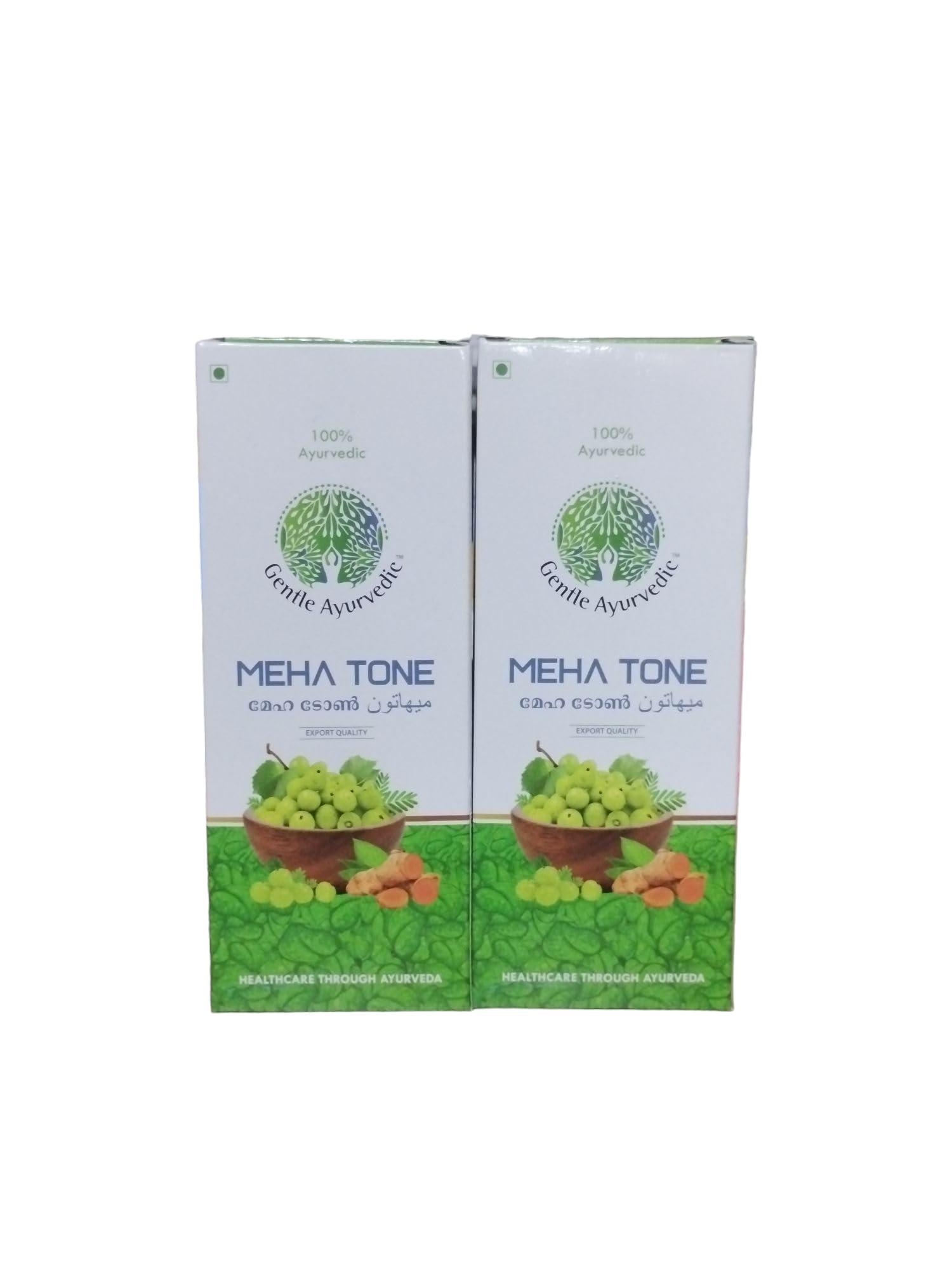 Gentle Ayurvedic Gentle Ayurvedic Meha Tone Value Pack, 900ml (450ml x 2 Bottles), Amla, Guduchi, Turmeric and Jamun, Improves Digestion