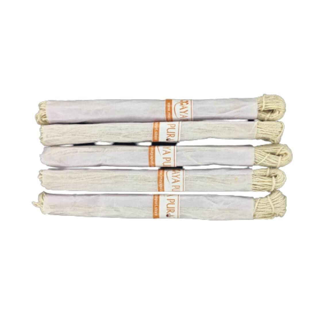 MAYAPURI MAYAPURI Poita/Poite, Janeu, Yonya, (White) Brahmin Thread for Puja Wear (Pack of 5)