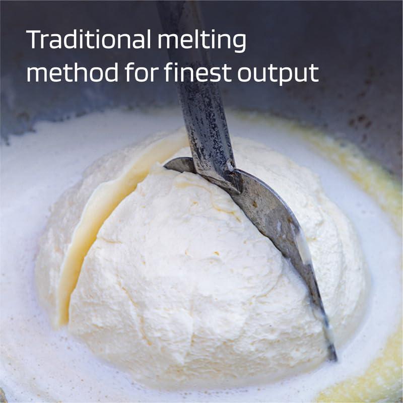 Dailies Dailies A2 Gir Buffalo 100% Desi Ghee, Cultured butter by Churning Curd for Health & Wellness, 350 ml