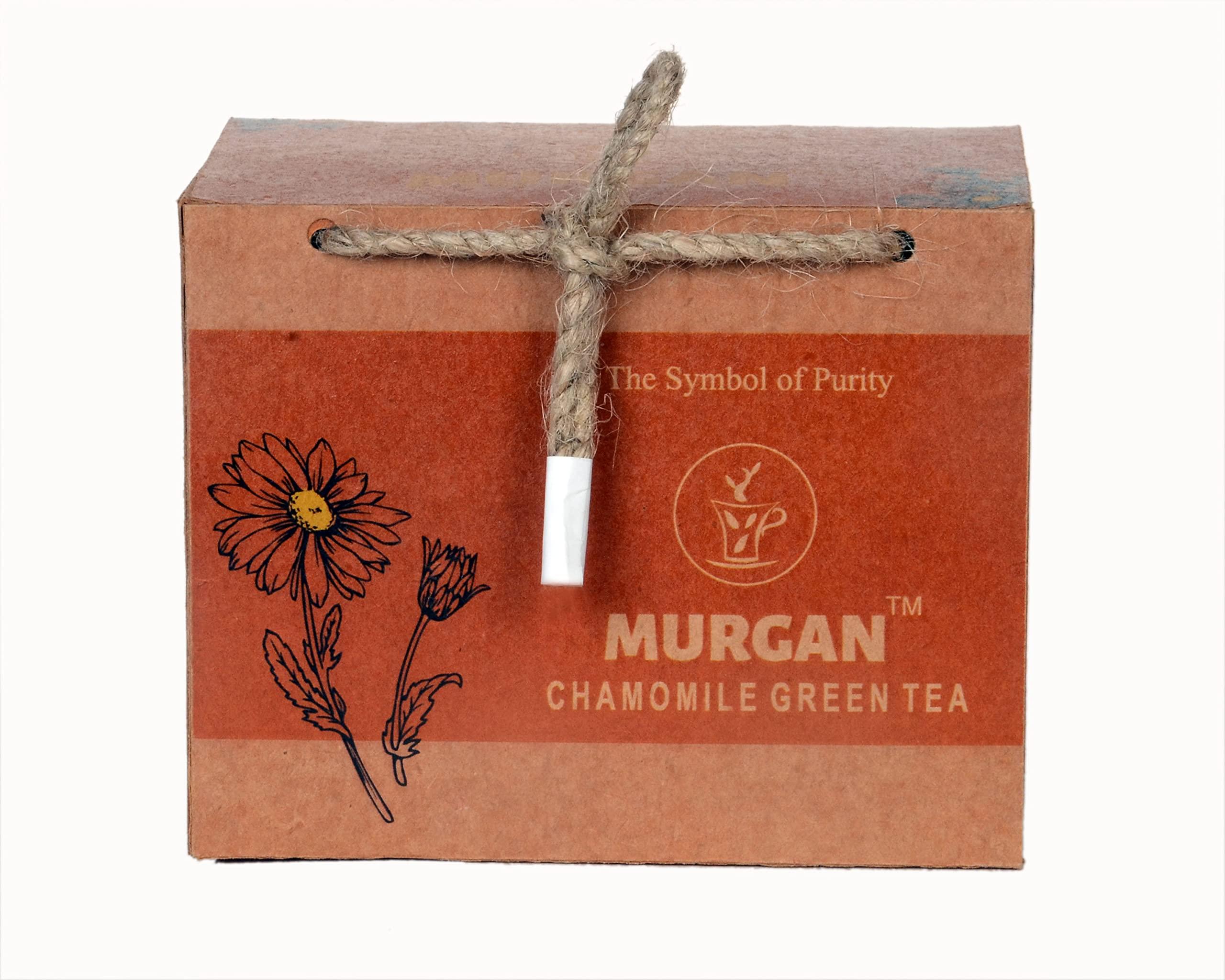 MURGAN MURGAN Combo of Chamomile Green Tea 40g(20N X 2) Box And Pouch 120g