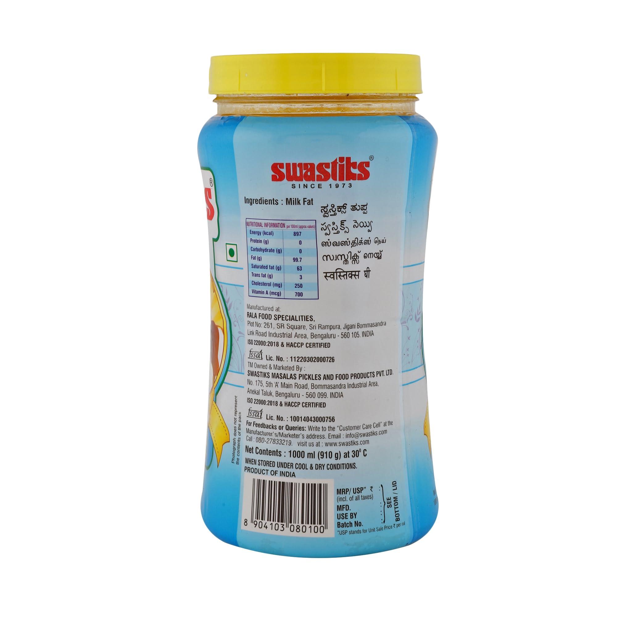 SWASTIKS Swastiks Cow Ghee 1 litre