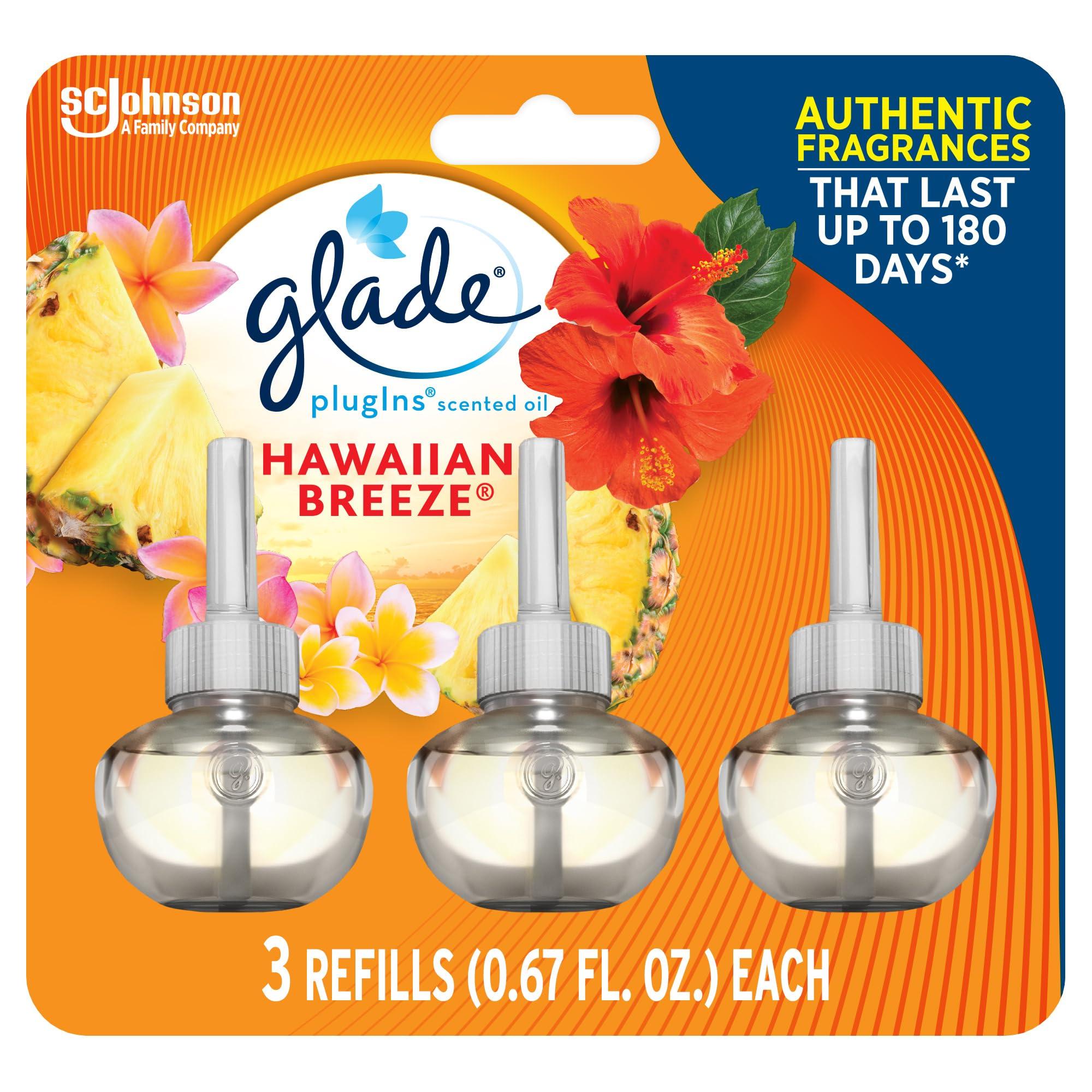 GLADE Glade PlugIns Scented Oil Air Freshener Refill, Hawaiian Breeze