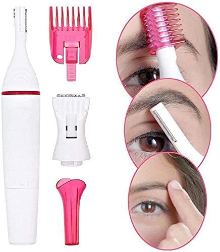DVH DVH sales 5 in 1 Styler Safety for Upper, Lip, Chin, Eyebrow, trimmer for women, underarm, Face Hair Remover clipper for women (Multicolor)