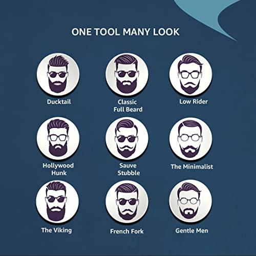 Nova Nova NG 1151 All in One 100% Waterproof Corded n Cordless: 60 Minutes Runtime Grooming Kit For Men (Black)