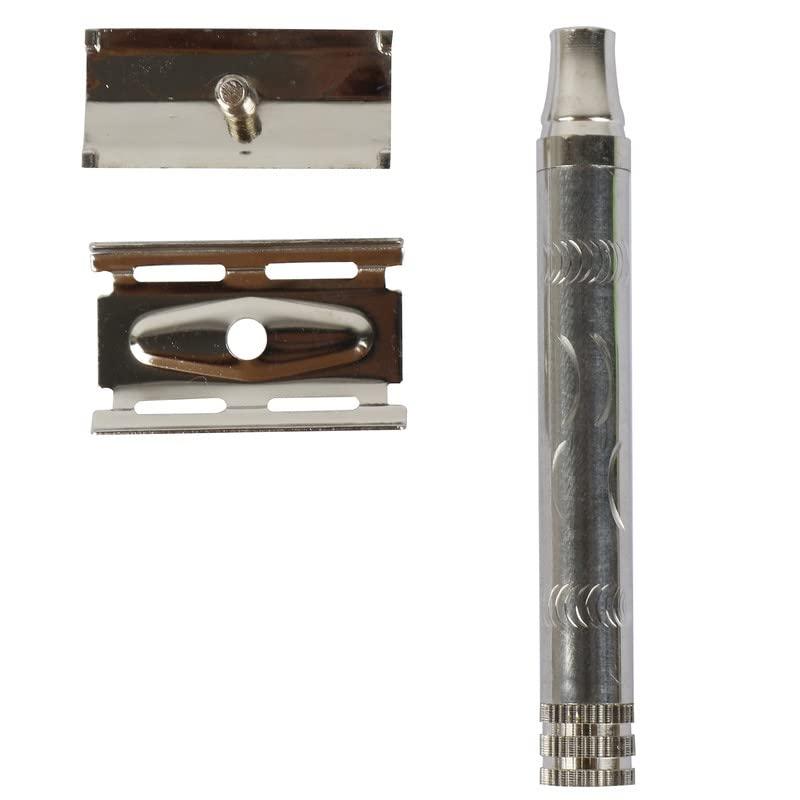 Ashoka Ashoka Men Stainless Steel Double Edge Safety Razor, Shaving Razor for Men and Women, Safety Razor for men and Women (Pack of 3) (Model - AA333)