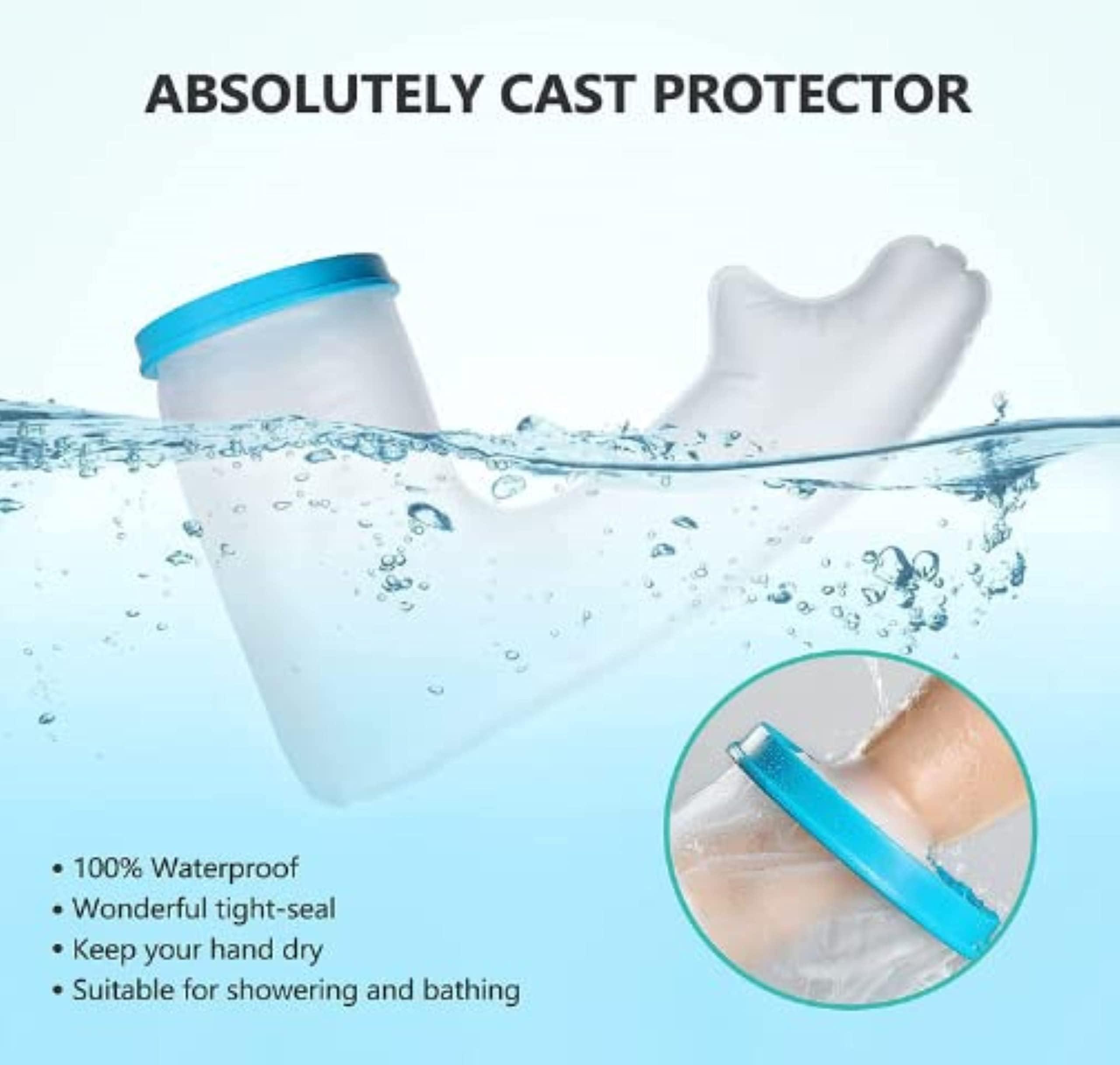 2activelife 2activelife-Waterproof Arm Cast Cover for Shower Adult,Soft Comfortable Watertight Seal to Keep Wounds Dry,Bath,Bandage Protector Cover Perfectly Broken Hand,Wrist,Finger,Elbow with No Mark on Skin Reusable Reusable Cast Protector for Adults to Keep
