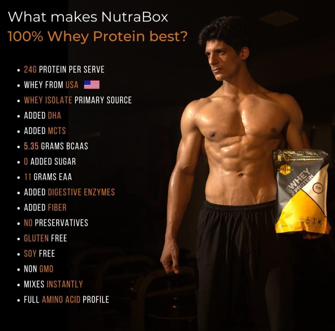 NUTRABOX Nutrabox 100% Whey Protein Powder (Chocolate Peanut butter)
