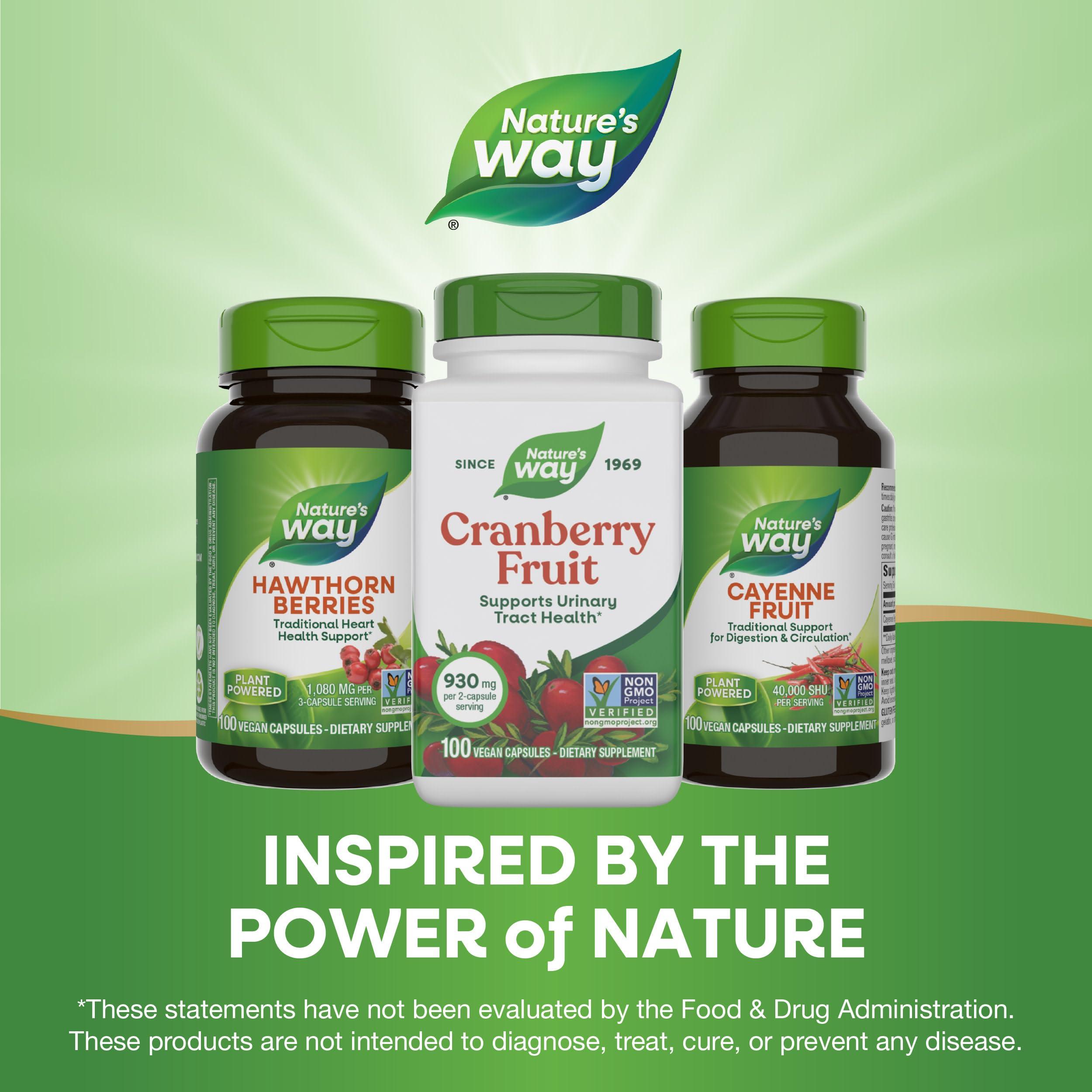 NATURE'S WAY Nature\'s Way Cranberry Fruit, 465 MG, FRUIT, 100 CAP