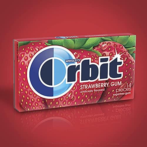 Orbit Orbit Strawberry Gum 14 Pieces, 33 g