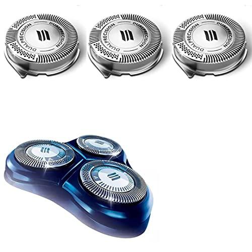 Justec Justec HQ8 Replacement Heads for Philips Norelco Aquatec Shavers, 7240XL,7260XL, OEM HQ8 Blades Upgraded, Philips Norelco Electric Shaver Replacement Hq8505 Blades 3Pack