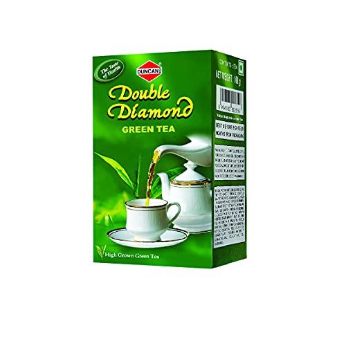 DUNCANS FINEST HAND - PICKED LEAF TEA Duncans Double Diamond whole leaf loose Green Tea | 100% Natural & Pure | Natural Antioxidants | 100 Grams