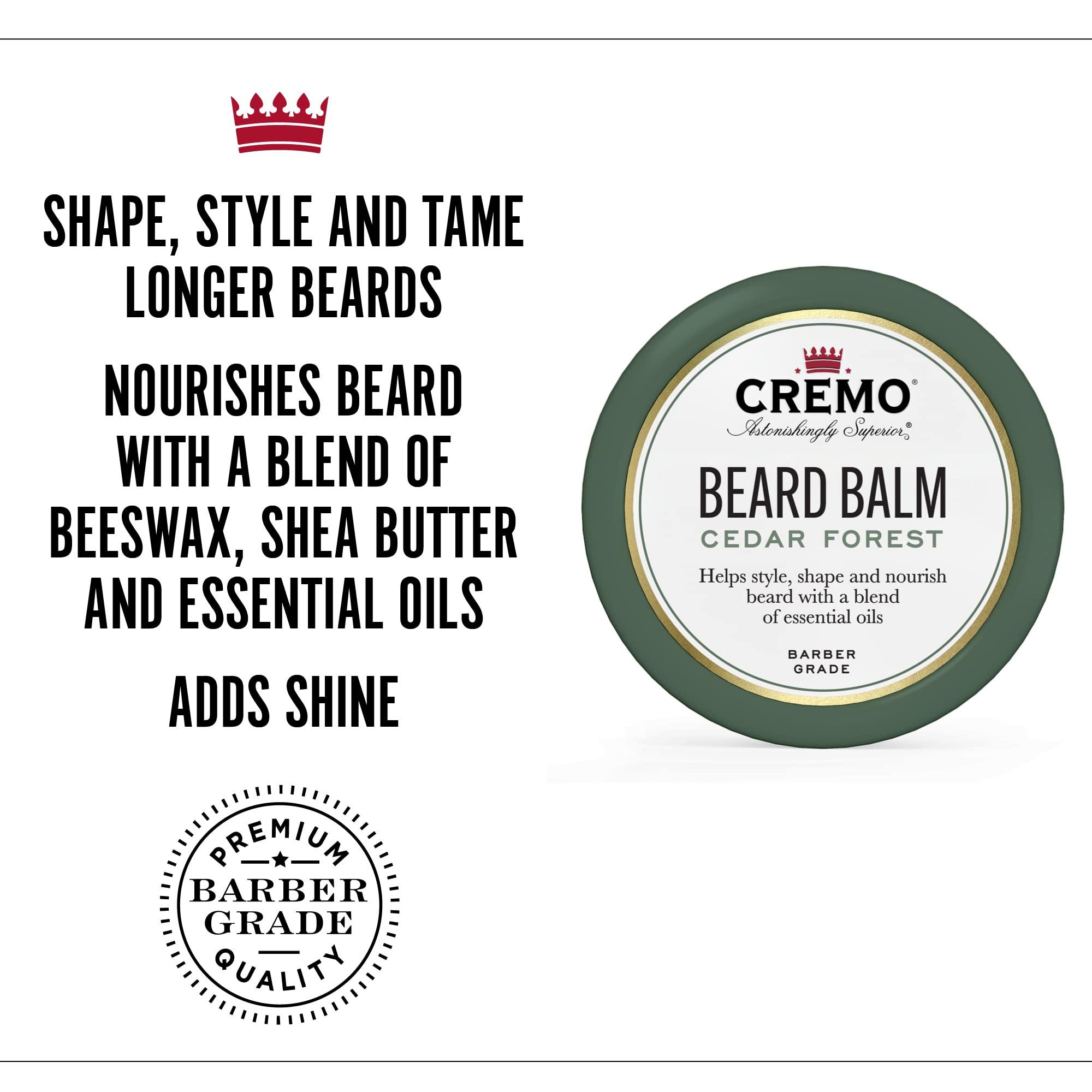 Cremo Cremo Styling Beard Balm, Forest Blend -- Nourishes, Shapes And Moisturizes All Lengths Of Facial Hair, 2 Ounces