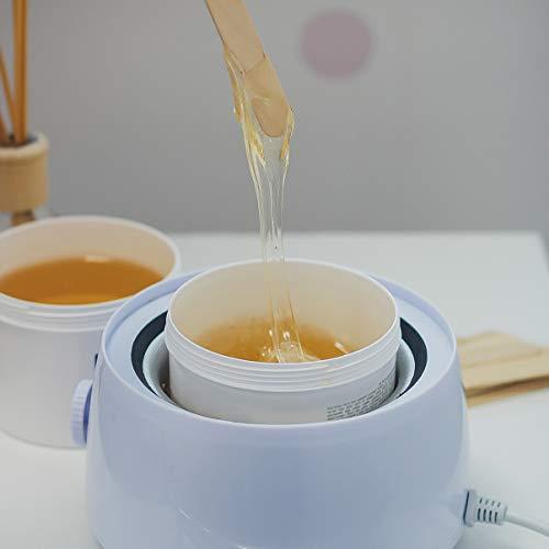 Artibetter ARTIBETTER 200pcs Wood Wax Sticks Facial Body Waxing Applicator Stick Round Square Hair Removal Spatula Sticks for Women Men