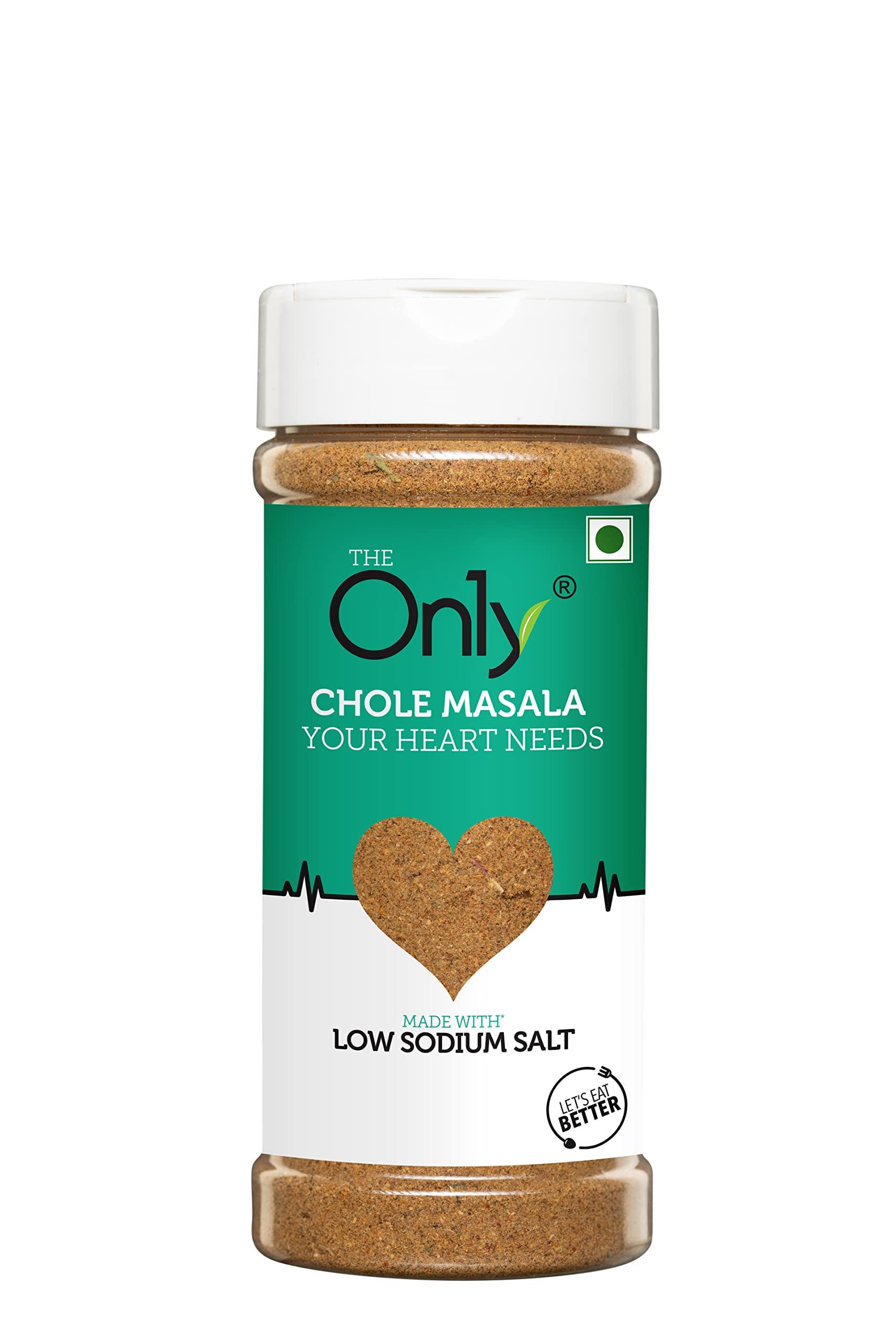 On1y On1y Chole Masala Powder With Low Sodium Salt, 100gm, No Added colour, No preservatives