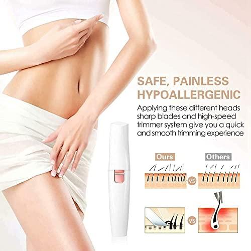 Cleanfly Cleanfly Facial Hair Remover Women, Rechargeable 2-1 Eyebrow Trimmer Razor Portable Painless Electric Lady Shaver For Body Face Beard Eyebrows Ear Nose Lips Chin Female Hair Removal