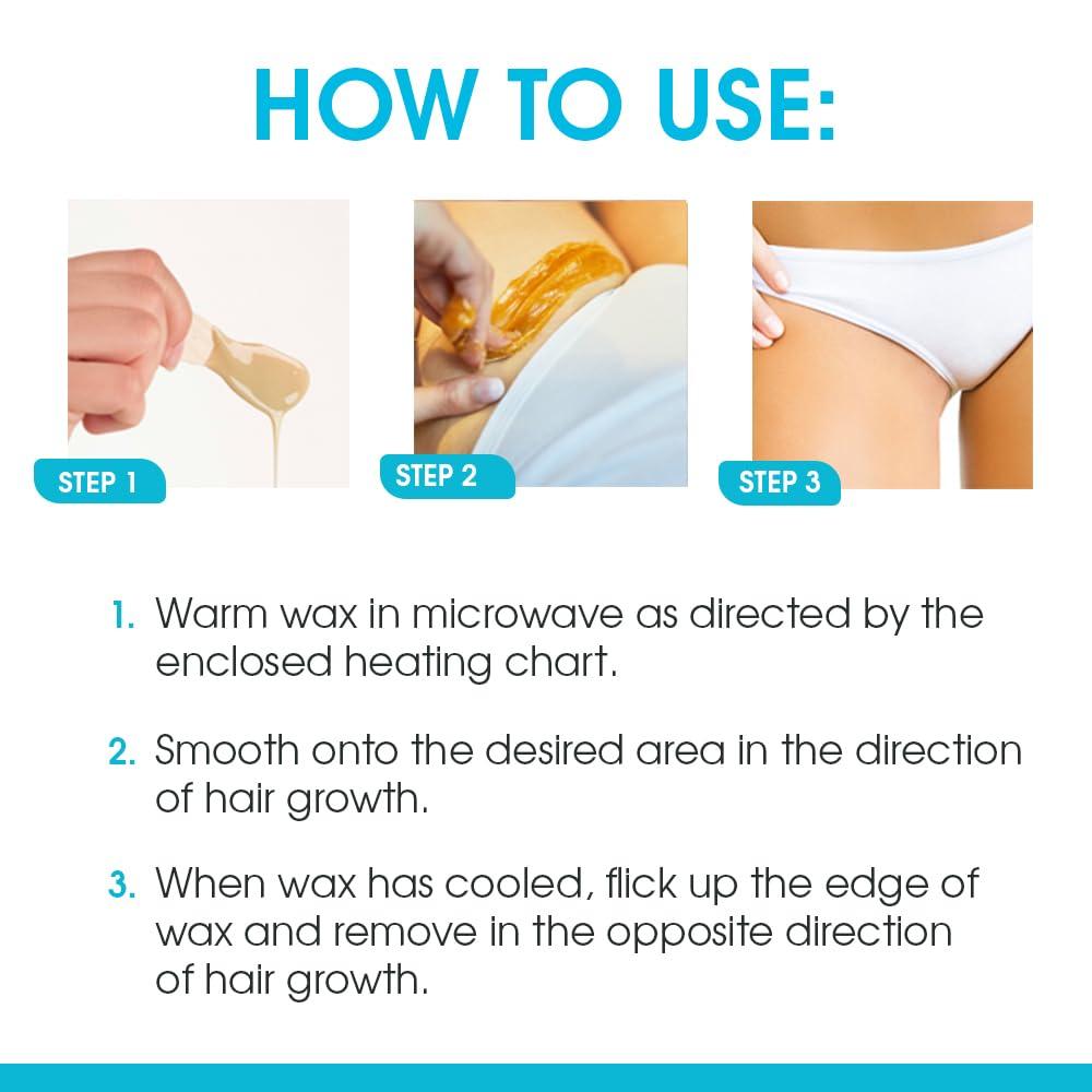 SURGI WAX Surgi-Wax Brazilian Waxing Kit For Private Parts, 4-Ounce Boxes (Pack Of 3)