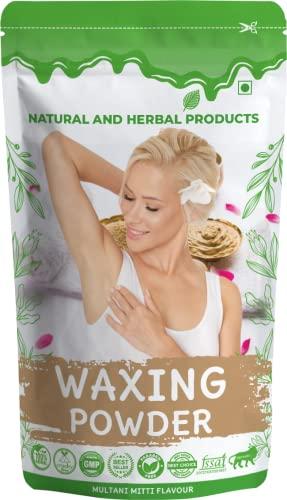 Natural and Herbal Products Waxing Powder for instant Hair Removal wax powder for All Types of Hair & Skin, Hands, Legs, Underarms, Bikini (Private Part) Area Unisex adult, Herbal Wax Powder for Women & Men, Multani(100 Gram)