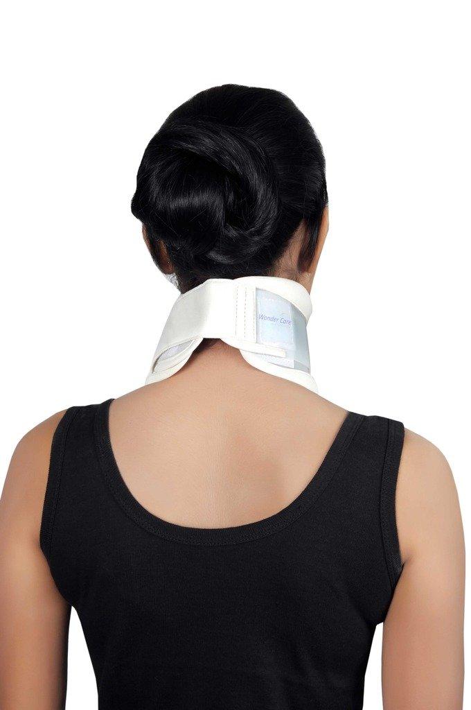 Wonder Care WC- Hard Cervical Collar Neck Support Brace for Neck Pain, Cervical Collar Used For Supporting, Immobilizing/Adjusting The Neck in The Flexion, Hard Cervical Neck Brace Reduce Neck Pain Size - XL
