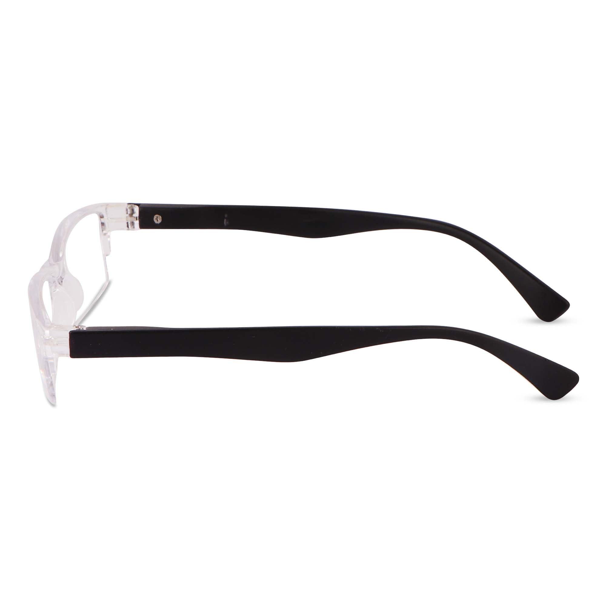 FREDDY FREDDY Half Rim Reading Glasses For Men And Women(+2.50, Black)