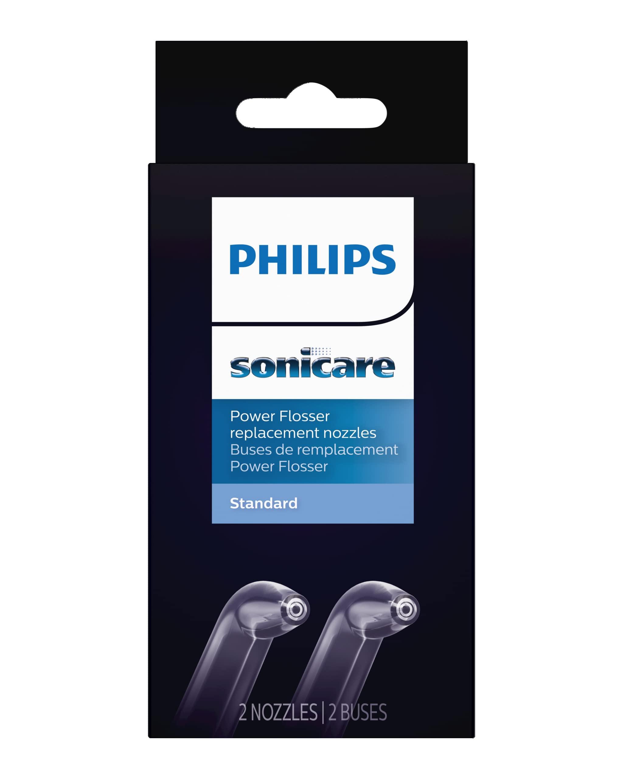 PHILIPS Philips Sonicare Power Flosser Standard Tips (F1), 2pk, White HX3042/00